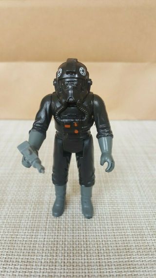 Star Wars Esb Imperial Tie Fighter Pilot Action Figure 1982 Hong Kong Complete