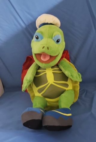 Wonder Pets Tuck Turtle Large Soft Toy Plush Fisher Price Nick Jr 18 "