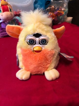 Furby Babies 1999 70 - 940 Yellow And Orange 100 With Tag