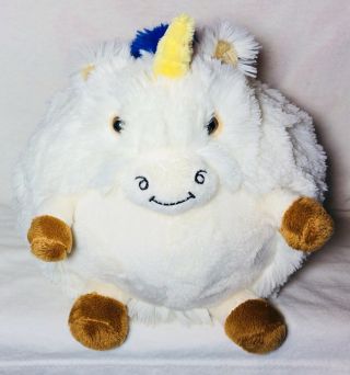 Squishables Unicorn Plush/stuffed Collectible Animal.  Round,  Soft And Fluffy 10”