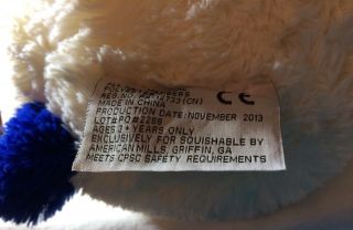 Squishables Unicorn plush/stuffed Collectible animal.  Round,  Soft And Fluffy 10” 5