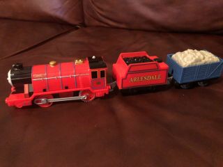 Thomas The Train Trackmaster Mike And Arlesdale Tender With Cargo Car Htf