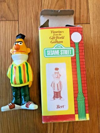 1976 Jim Henson Muppets Sesame Street Bert Statue Or Figurine Nib Gorham