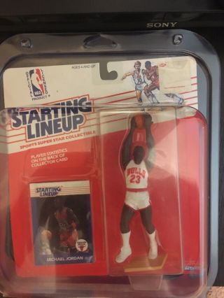 1988 Basketball Starting Lineup Slu Nba Michael Jordan Chicago Bulls Rookie Card