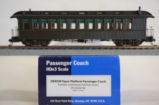 Blackstone D&rgw Open Platform Passenger Coach Hon3
