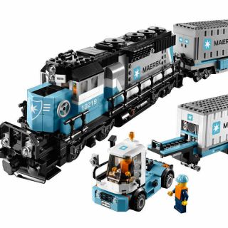 Maersk Train Toy Bricks Train Assembly Building Block 1234pcs No Box