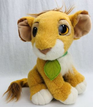 1993 Authentic Disney Lion King Mattel Baby Simba Purring Plush Sh