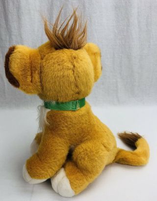 1993 Authentic Disney Lion King Mattel Baby Simba Purring Plush SH 5