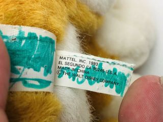 1993 Authentic Disney Lion King Mattel Baby Simba Purring Plush SH 8
