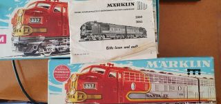 Märklin 3060/4060 Santa Fe Diesel Locomotive And Complementary Part In Boxes