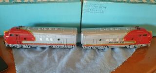 Märklin 3060/4060 Santa Fe diesel locomotive and complementary part in boxes 3