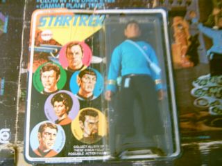 Vintage Mego Star Trek Mr Spock Action Figure Moc,  Mib