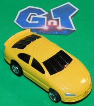 Life Like Rokar Dodge Intrepid Yellow Slot Car Ho Running Chassis