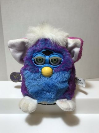 1999 Tiger Electronics Furby Babies Purple And Blue W/tag 70 - 940