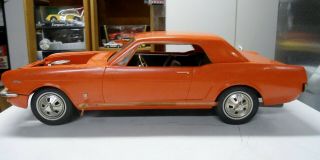 Large 16 " 1:12 Scale 1966 Ford Mustang Coupe Wen Mac Amf Promo Car Motor Runs