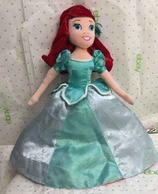 DISNEY Princess Aurora and Ariel Plush Stuffed Doll 2 In One 2