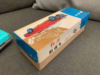 vintage & rare - - early China tin car 中國紅旗敞篷鐵皮車 5