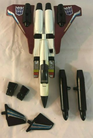 Transformers G1 Ramjet Complete Vintage 1985 Jet 1980 