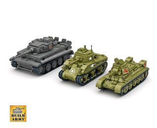 Ww2 Moc German Us Ussr Tank Tiger Panzer Brick Set Minifigure,  Lego Panel