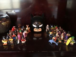 Lego Batman Movie Minifigures - Complete Series 1 & 2 Set (, Batman Container)