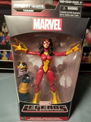 Spider - Woman (6 ") Fierce Fighters Marvel Legends Thanos Series Action Figure 6