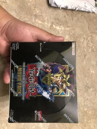 Yugioh 1st Edition The Dark Side Of Dimensions Movie Pack Booster Box