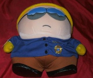 1998 South Park Cartman Cop 11” Plush Limited Edition Chicken Lover Episode