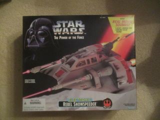 Kenner Star Wars Power Of The Force Electronic Rebel Snowspeeder 1995