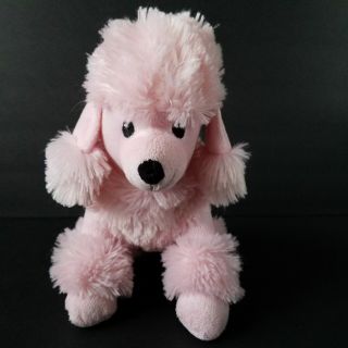 Dan Dee Pink Poodle Plush Dog Stuffed Toy Puppy Collectors Choice 10 