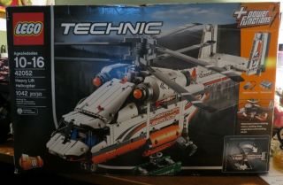 Lego 42052 Technic Heavy Lift Helicopter 2 In 1 100 Complete W/box