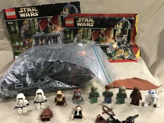 Lego 8038 Star Wars Battle Of Endor Ewoks Not Complete - No Box - Minifigures