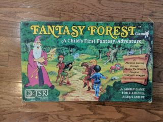 Fantasy Forest Board Game Tsr Hobbies Inc Vintage 1980s D&d Rare