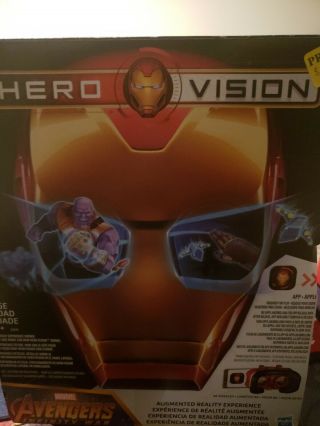 Avengers: Infinity War Hero Vision Iron Man Helmet Ar Reality Experience