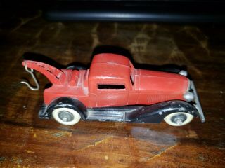 Rare Tootsie Toy Graham Wrecker Tow Truck,  Red & Black