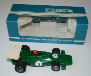 Scalextric 1:32 - Brm P160 F1 Car - Green / White C051