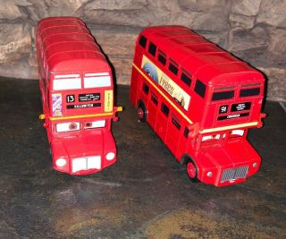 2 Disney Pixar Cars 2 London Double Decker Bus United Kingdom Touring 91 & 13