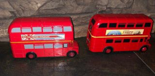 2 Disney Pixar Cars 2 London Double Decker Bus United Kingdom Touring 91 & 13 2