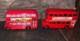 2 Disney Pixar Cars 2 London Double Decker Bus United Kingdom Touring 91 & 13 3