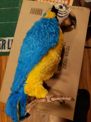 2006 Hasbro Squawkers Macaw Talking Parrot FURREAL FRIENDS Bird Only 2