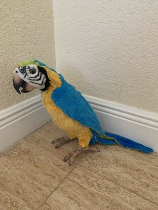 2007 Hasbro Squawkers Macaw Talking Parrot Furreal Friends Bird Only