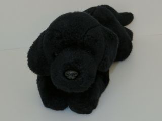 Russ Berrie Yomiko Classics Black Labrador Plush Dog Lab Stuffed Animal 15 " Pup