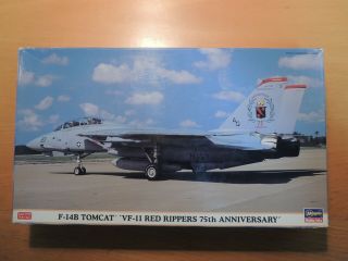 Hasegawa 1/72 F - 14b Tomcat `vf - 11 Red Rippers 75th Anniversary 