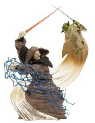 - - Yoda Vs Sidious Star Wars Unleashed Figure - 2005 - Hasbro