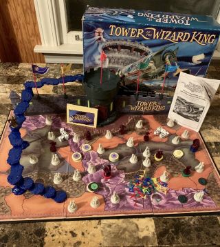 1993 Tower Of The Wizard King Game Parker Brothers Complete