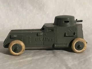 Tootsietoy Us Army Armored Car Early Toy Tank
