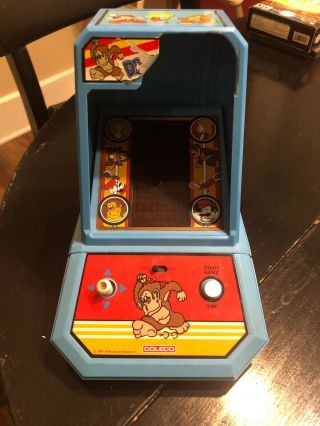 Vintage 1981 Coleco Donkey Kong Mini Tabletop Arcade (nintendo)