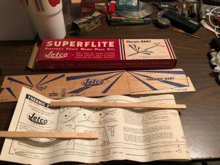 Unbuilt Vintage Rare Thermic Dart / Superflite Model Plane Kit By Jetco Freeship