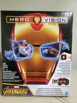 Marvel Avengers Infinity War Hero Vision Ar Iron Man Mask Experience M28e