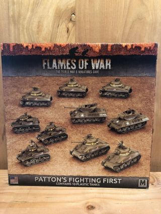 Flames Of War United States American Patton’s Fighting First Usab08
