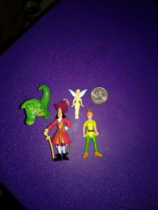 Disney Pvc Peter Pan,  Captain Hook And More Figures
